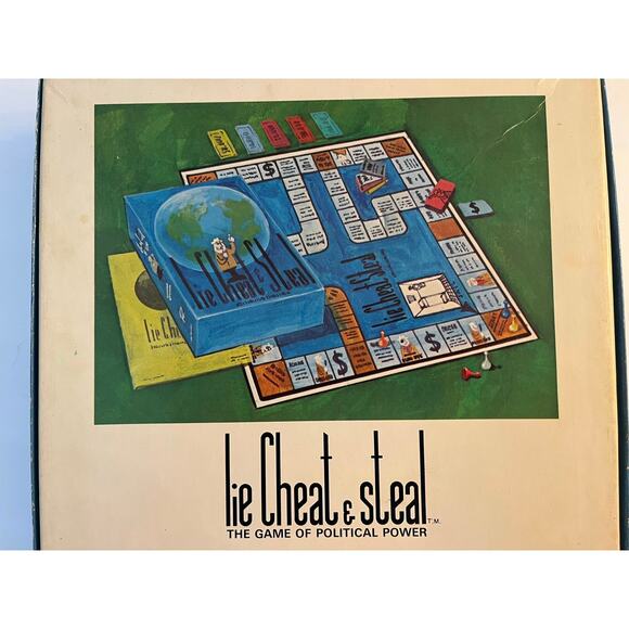 Lie, Cheat & Steal, The Game of Political Power ! 1971 Retired! Relevant today! - Picture 4 of 16